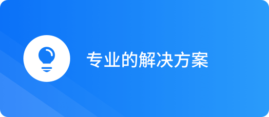 专业的解决方案